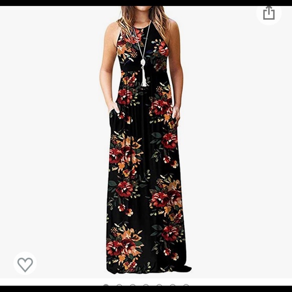Amazon Dresses & Skirts - Floral maxi dress size large
